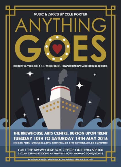 Anything Goes production poster