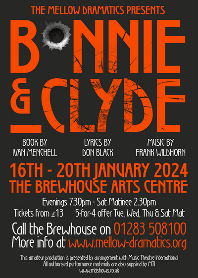 Bonnie & Clyde production poster