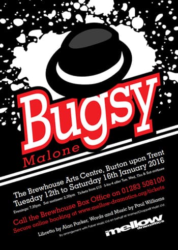 Bugsy Malone production poster