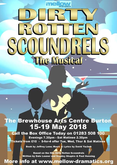 Dirty Rotten Scoundrels production poster