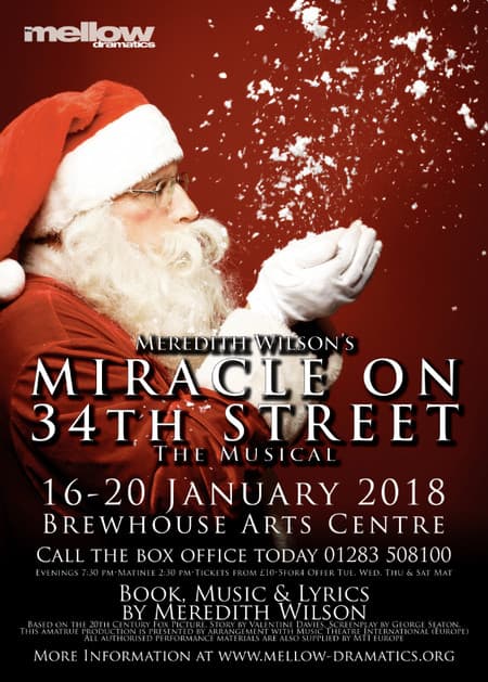 Miracle on 34th Street production poster
