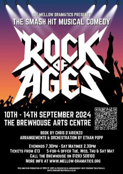 Rock of Ages production poster