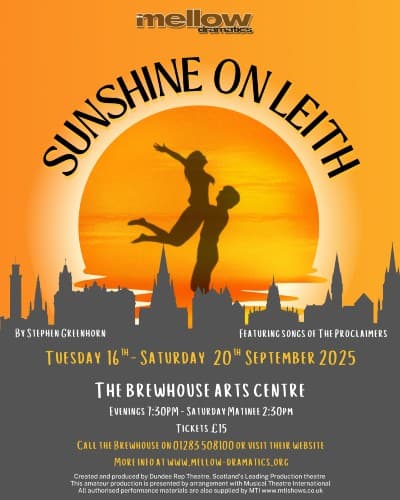 Sunshine on Leith production poster